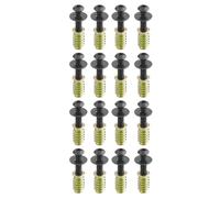 SOTECH set di viti 16 pezzi M6 x 25 mm con bussole filettate/bussole a vite M6 x 20 mm e rondelle per telai di tavoli, gambe di tavoli e altro ancora