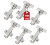SOTECH-SMOOTH Cerniera a scodellino T52 con chiusura soft-close Cerniere per porte con ammortizzatore con angolo di apertura di 105°, scodellino Ø 35 mm (6 pezzi/cerniera ad angolo)