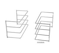 SOTECH Supporto per teglie per 4 364 x 140 x 182 mm, cromato lucido | per mobili da 600 mm di larghezza per - Organizzazione semplificata