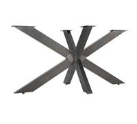 SOTECH Telaio del tavolo SPIDER/Gambe del tavolo in acciaio resistente in look vintage/Montaggio facile/Corridoi per progetti di tavoli da pranzo fai-da-te 710 x 1500 x 780 mm