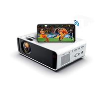 SOTEFE® Mini LED Proiettore portatile 4500 Lumen- WiFi Proiettore portatile Full HD 1080P Video Multimedia per Smartphone iPhone/Samsung/Sony/Hauwei/Compatibile con HDMI/USB/Carta SD/VGA/AV/TV Box/PS4