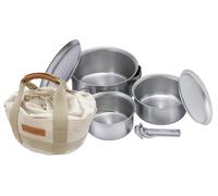 SOTO Prodotto IN Giappone Acciaio Inox Pentola Set 1.8mm W/ Borsa ST-950S Silver