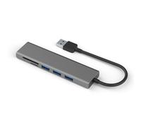 Sottile Hub USB 4 Porte Alluminio Splitter Alluminio 4 Porte Expander Semplice Gestione della Connessione Aggiornamenti Per PC Portatile