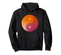 Sottile Lesbica Pride Bandiera Yin-Yang Felpa con Cappuccio