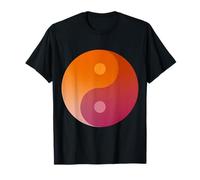 Sottile Lesbica Pride Bandiera Yin-Yang Maglietta