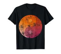 Sottile, Lesbiche Orgoglio Bandiera Yin-Yang Vintage Maglietta