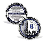 Sottile linea blu polizia ufficiale sfida moneta ho ottenuto il tuo 6