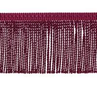 Sottile Lingotti Frangia, Stile BFTC3, Colore E10 - Scuro Vino Rosso [7.3m]