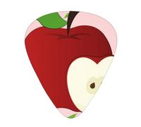 Sottili, medi e pesanti, 12 pezzi plettri per chitarra, cartoni animati Red Fruit resistenti all'usura, adatti per chitarra, basso, chitarra elettrica, ukulele,