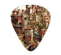 Sottili, medi e pesanti, 12 plettri Dream Castle, resistenti all'usura, adatti per chitarra, basso, chitarra elettrica, ukulele,