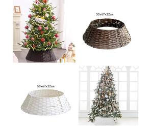 sotto albero Natale per addobbo decorazione in PE Bambù copri base natalizia