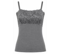 Sotto giacca in modal con pizzo spallina stretta donna Tramonte Canotta top 721