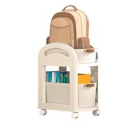 Sotto il carrello da scrivania su ruote - Supporto da scrivania con memoria | Rolling Storage Cart | Carrello multifunzione a 2 livelli per posto di lavoro sotto la scrivania | Multifunzionale