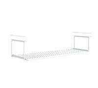 Sotto il cestello dello scaffale, scarpiera - Scaffale portaoggetti regolabile, cestino spaziale - Saltatore per scarpe per lavanderia sospesa, cucina, ripostiglio, scrivania, mensola sotto la R