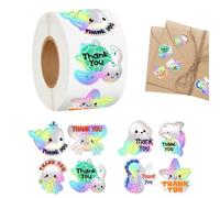 Sotto il mare Stickers - Rotolo con etichette decorative di ringraziamento, cinquecento pezzi simpatici adesivi | per telefono, laptop, computer, bottiglia d'acqua, bicchieri, skateboard, bagagli