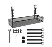 Sotto Il Vassoio Di Gestione Dei Cavi Della Scrivania - Under Table Cord Organizer | Nessuna Scatola Di Gestione Del Filo Per Trapano | Scatola Di Gestioni Via Cavo | Gesti Per I Vassoi Per La Scrivan