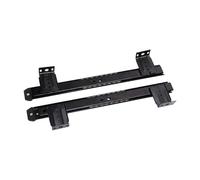 Sotto la scrivania Slider Track Il vassoio della tastiera scorre l'armadietto scorrevole regolabile Guida estraibile for il cassetto della tastiera for l'armadietto dell'ufficio(Black)