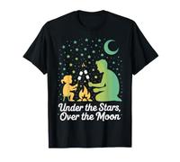 sotto Le Stelle, Design da Campeggio sopra la Luna Maglietta