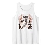 sotto Le Sue Ali Trovo rifugio - Fede Cristiana Vintage Canotta