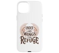 Sotto le sue ali trovo rifugio - fede cristiana vintage Custodia per iPhone 15 Plus