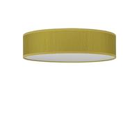 Sotto Luce Umai Plafoniera Moderna a 3 Luci - Tessuto Giallo Senape - Base Bianca - 3 x E27 - Ø 40 cm
