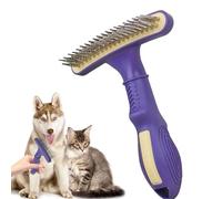 Sotto -Point rake per gatti - Spazzola per capelli lunghi | Strumento per la cura dei nodi, elimina i morti, riduce la muffa, rastrello ergonomico per cani e gatti, delusione