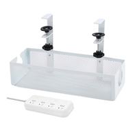 Sotto scrivania gestione dei cavi, organizer per fili in acciaio al carbonio, organizer per cavi per la scrivania, per la famiglia, gli amici, gli adulti, la casa, l'ufficio, lo studio, gli