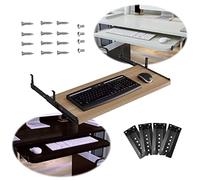 Sotto-scrivania in legno vassoio tastiera regolabile Slide-Out Design per mouse e tastiera Supporto ergonomico posturale riduce l'affaticamento muscolare, ideale per casa e ufficio