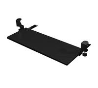 Sotto-scrivania vassoio tastiera regolabile C-Clamp supporto tastiera senza foratura necessaria perfetto per casa e ufficio scrittura 74 cm colore un design ergonomico soluzione salvaspazio