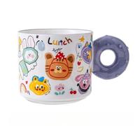 Sotto Smalto Colorato Ciotole Di Ceramica Stoviglie Per La Casa Zuppa Ciotola Set Noodle Carino Riso Pasto Piatti Cena Snack Colazione Dessert Nido D'Uccello Insalata Frutta Gelato Zuppe Pasta