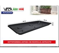 SOTTO VASO FIORIERA FIORIERE ANTHEA RETT CM 93x39 ANTRACITE TERRAZZO 2025