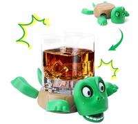 Sottobicchiere A Forma Di Tartaruga Con Espressione Divertente,Sottobicchiere Con Tartaruga Stampata,Turtle Coaster with Funny Expression When You Put A Glass-on His Back,Open Eyed Print Cup