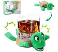 Sottobicchiere A Forma Di Tartaruga Con Espressione Divertente,Sottobicchiere Con Tartaruga Stampata,Turtle Coaster with Funny Expression When You Put A Glass-on His Back,Open Eyed Print Cup