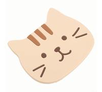 Sottobicchiere antiscivolo in silicone a forma di gatto, resistente al calore, tappetino da cucina per tazze, bicchieri, protezione da tavolo, uso domestico (3)