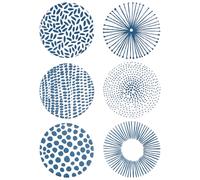 Sottobicchiere Assorbente Antiscivolo per Bevande nel Pietra Ceramica con S1076