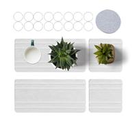 Sottobicchiere assorbente in pietra di diatomite per sapone per lavabo | Supporto per spugna Sottobicchieri decorativi moderni super assorbenti per accessori da bagno, saponi e piante