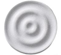 Sottobicchiere composto da terra di diatomacea assorbe i liquidi in pochi secondi. Il fondotinta antiscivolo mantiene la posizione su superfici lisce domestiche (rotondo grigio medio)
