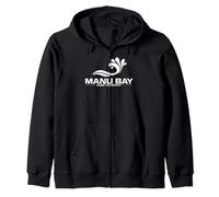 Sottobicchiere con logo Manu Bay Surf Nuova Zelanda Raglan Felpa con Cappuccio