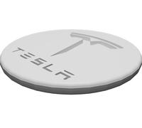 Sottobicchiere con Logo Tesla Design Stampato 3D Protezione Bevande