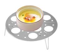 Sottobicchiere da cucina - Supporto pieghevole da 6,89 x 1,77 pollici, griglia di raffreddamento in metallo | Inserto versatile per piatti per attività di ristorazione cucina quotidiani Cottura a