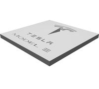 Sottobicchiere Decorativo Logo Tesla Design Stampato 3D Porta Bevande