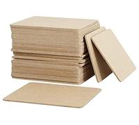 Sottobicchiere, dimensioni 10 x 10 cm, spessore 3 mm, MDF, 50 pezzi