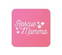 Sottobicchiere divertente per bevande | Sottobicchieri per tazza da ufficio | Tappetino da birra Rescue Mamma | Accessorio per la casa sarcastico | Stupido scherzo caffè - CC58