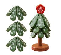 Sottobicchiere e sottopentola in legno a forma di albero | Sottopentola pieghevole decorativo | Centrino da tavolo per piatti - per piano di lavoro cucina pasto all'aperto