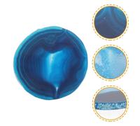 Sottobicchiere in agata con fetta di sottobicchiere, tappetino per tazza con