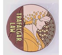 Sottobicchiere in gomma Trafalgar Law pezzo unico Bandai dal Giappone