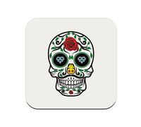 Sottobicchiere in sughero - Crane Muerte Messico Halloween Mexico Scheletro - 1 unità (95 x 95 mm)
