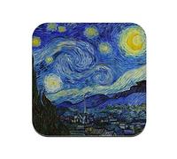Sottobicchiere in sughero - Vincent Van Gogh Notte Stellata Pittura Art - 1 unità (95 x 95 mm)