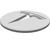 Sottobicchiere Logo Tesla Portabevande Design Auto Elettrica Stampato