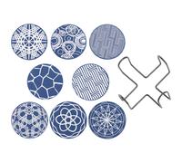 Sottobicchiere nel Silicone da 8 Pezzi, Sottobicchiere per Bevande con Supp4609